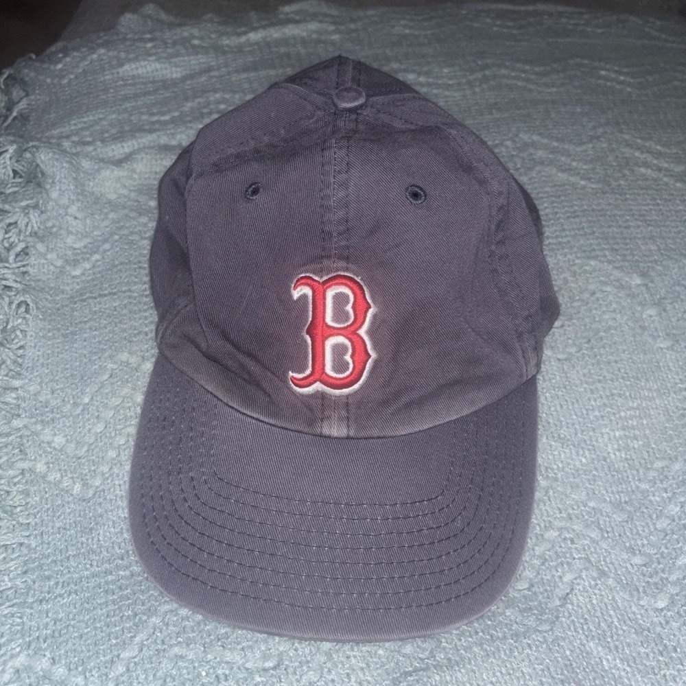 Vintage Boston Red Sox Hat Cap Fitted Mens Large "Dad" Cap Stone Washed Y2K
